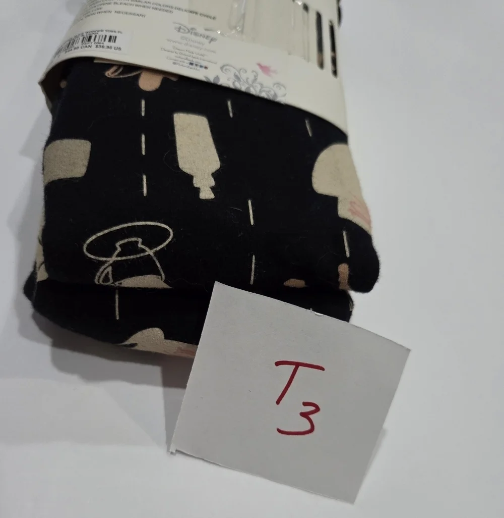 NWT Disney Black  Leggings Sz.2